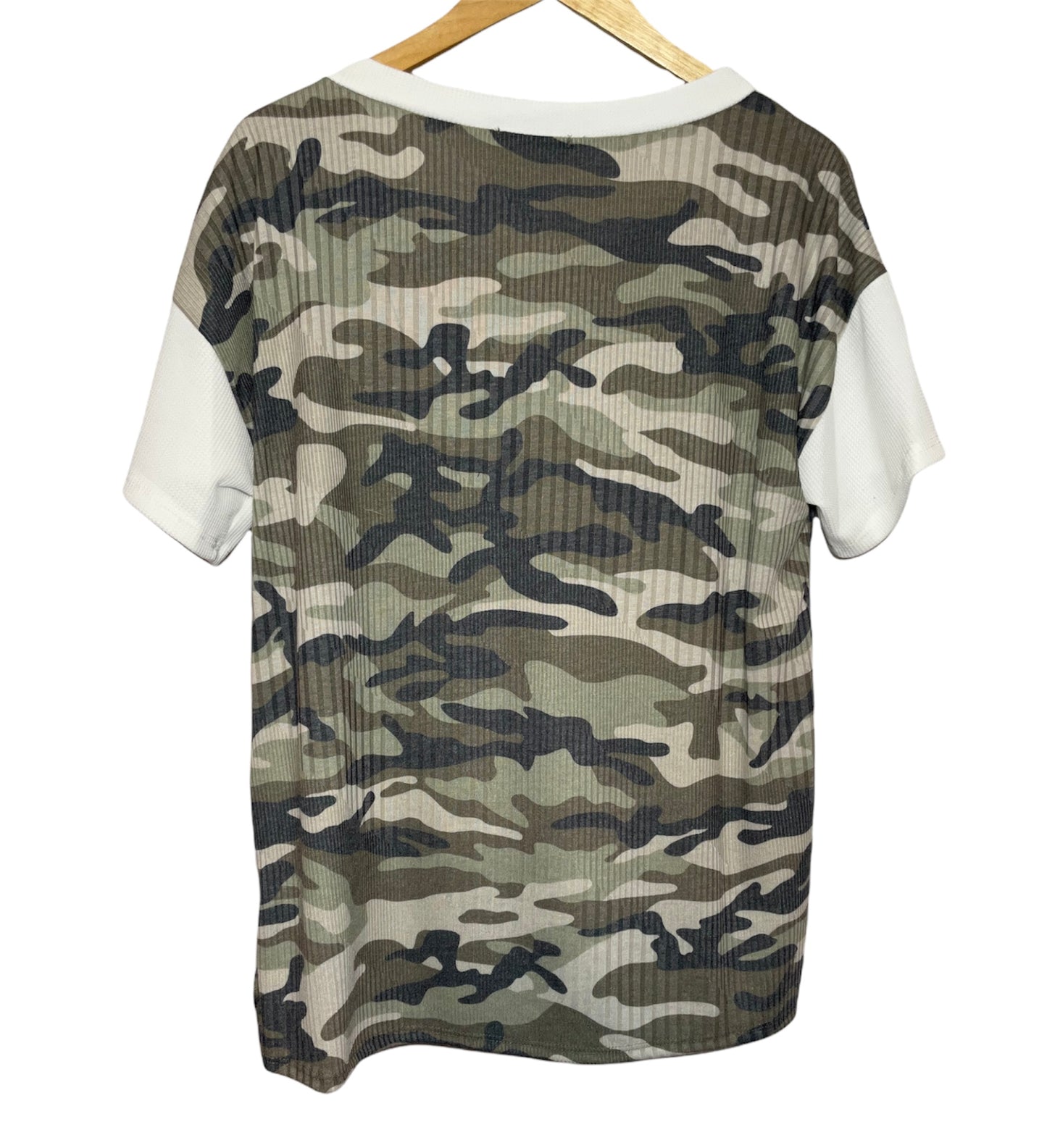 Mel Camo Top