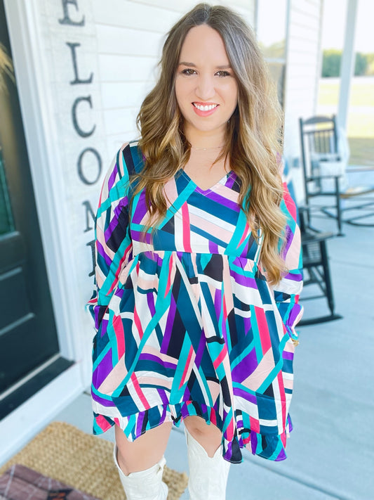 Amber Multi Color Dress