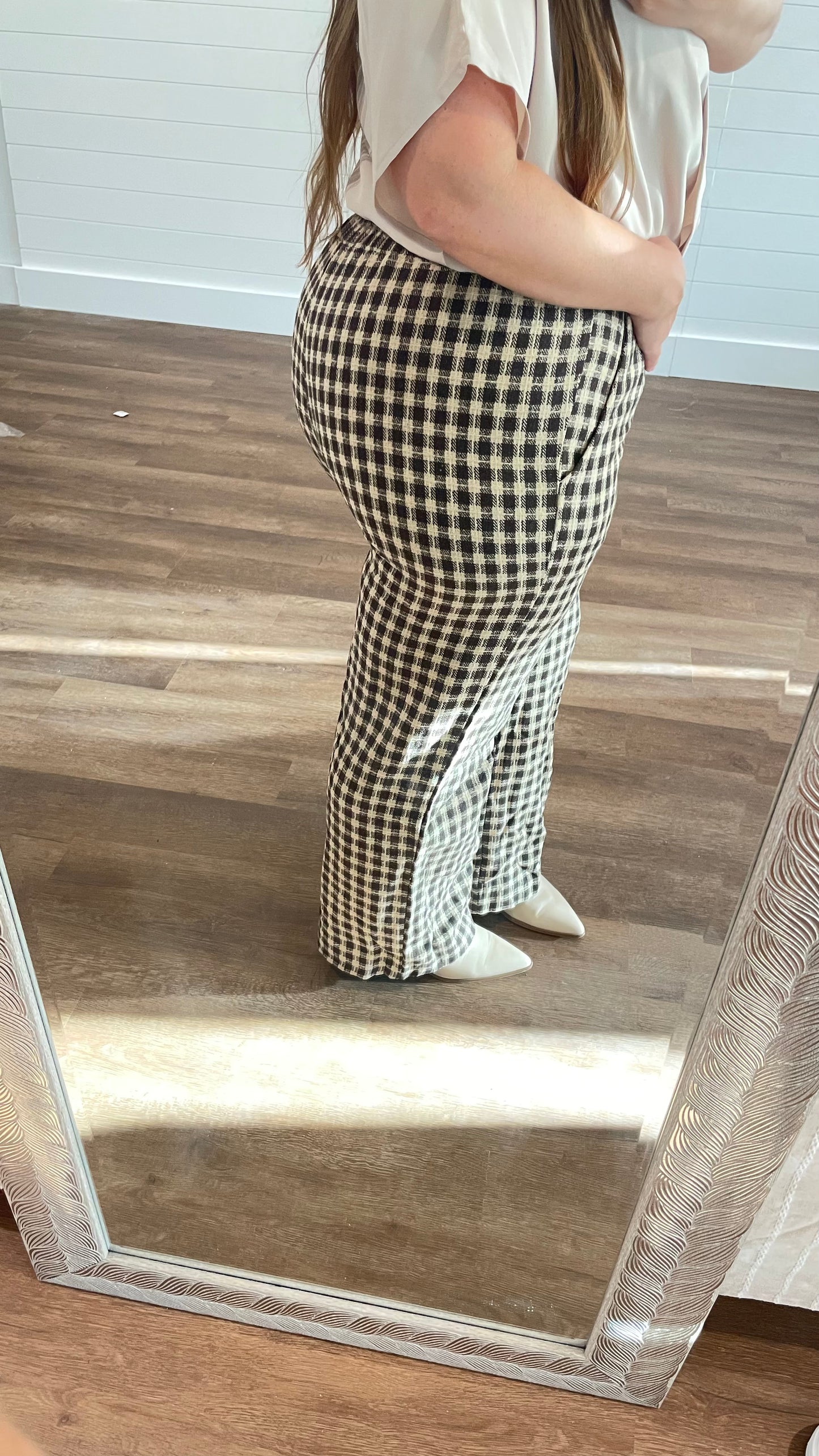 Joan Checkered Pants