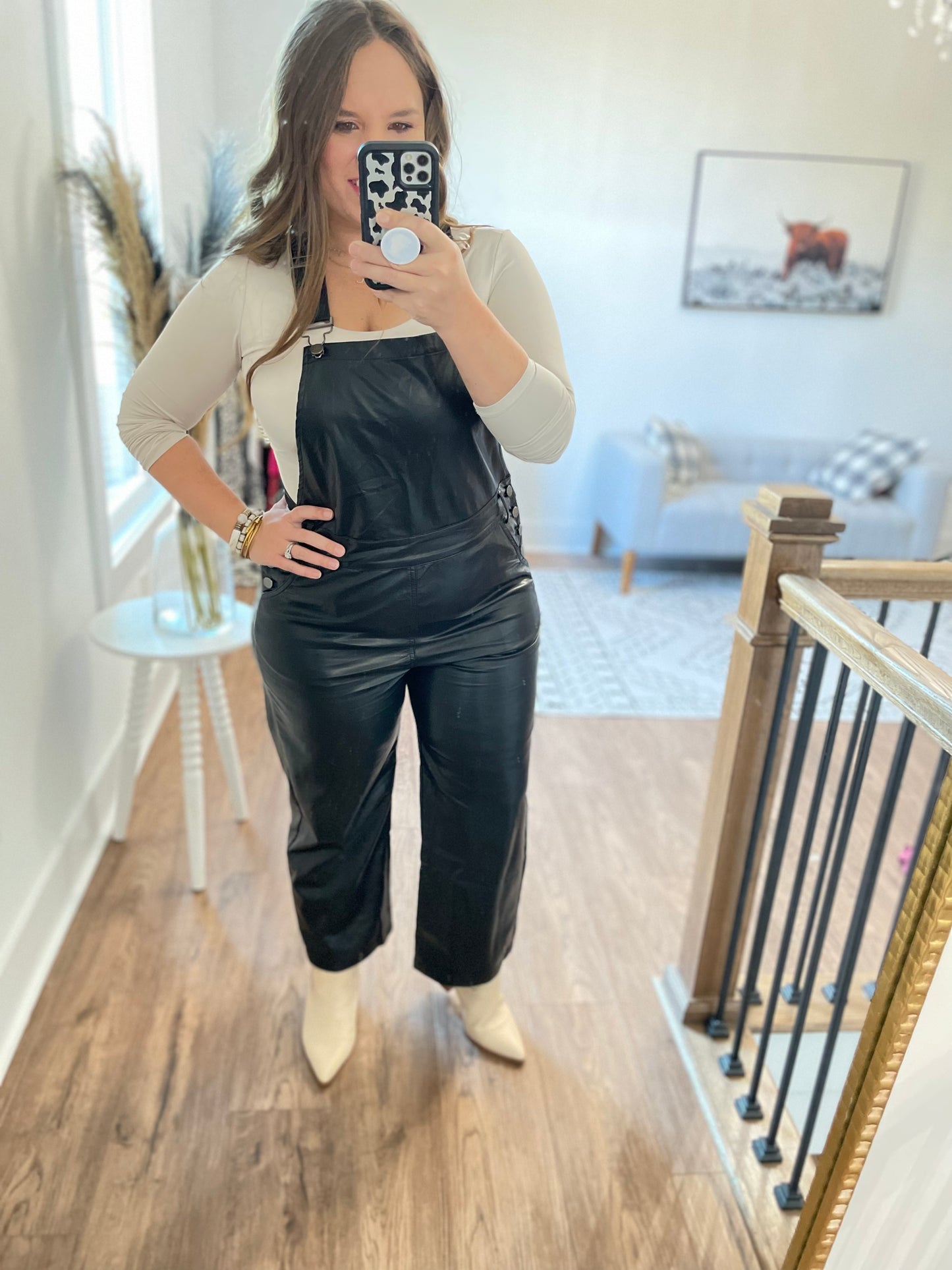 Rory Pleather Overalls