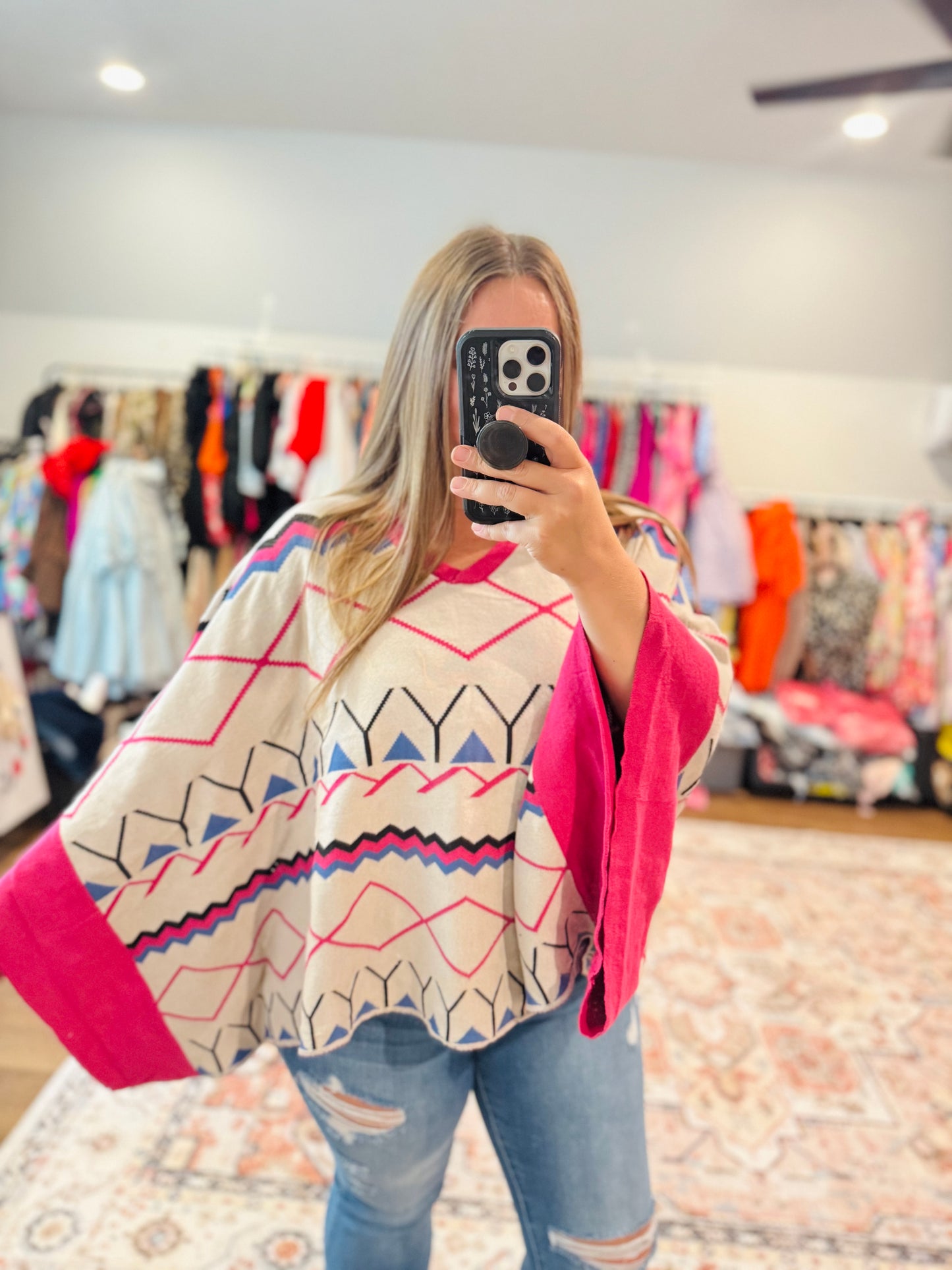 Lola Poncho Sweater