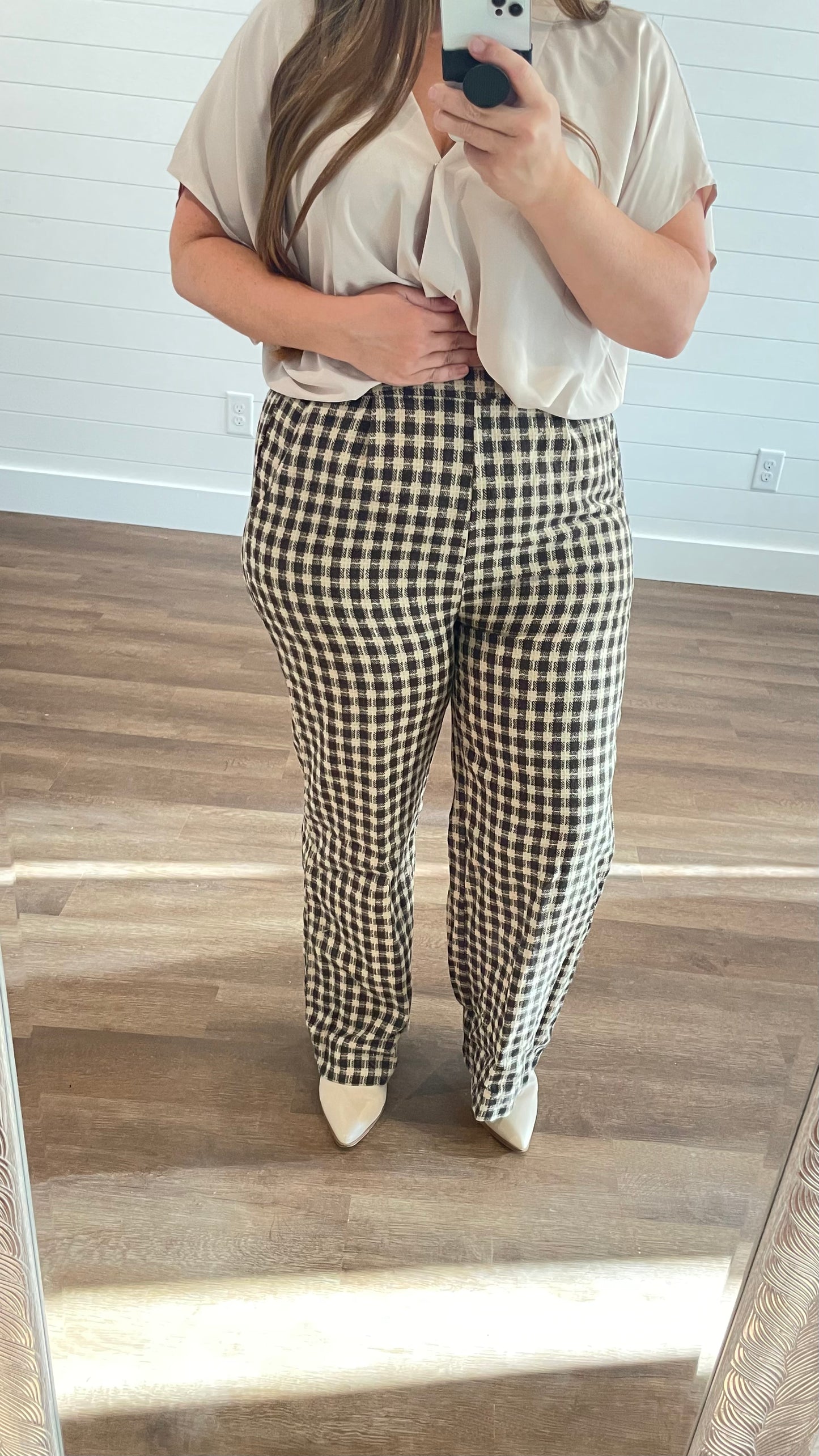 Joan Checkered Pants