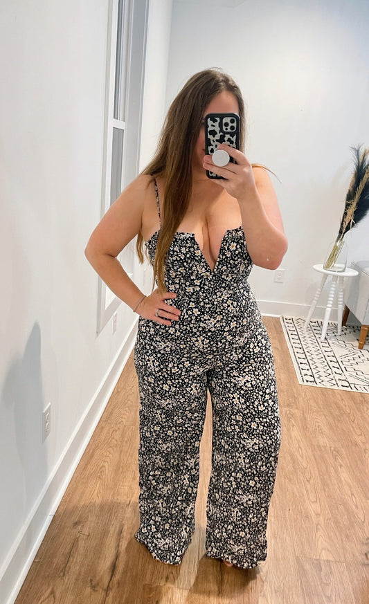 Misty Floral Jumpsuit