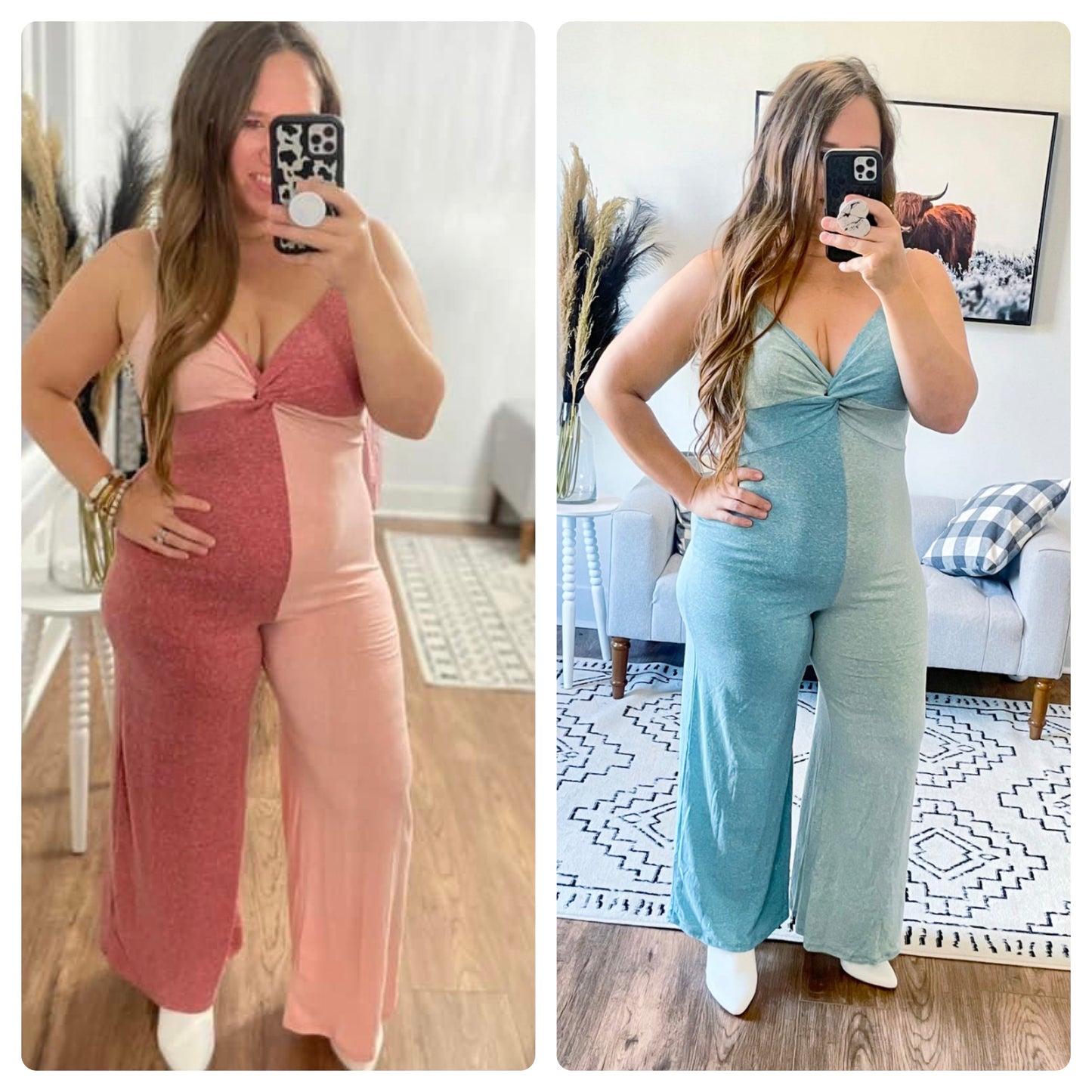 Brianna Two Tone Jumpsuit