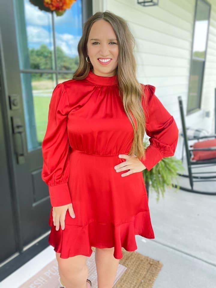 Jane Rust Red Dress