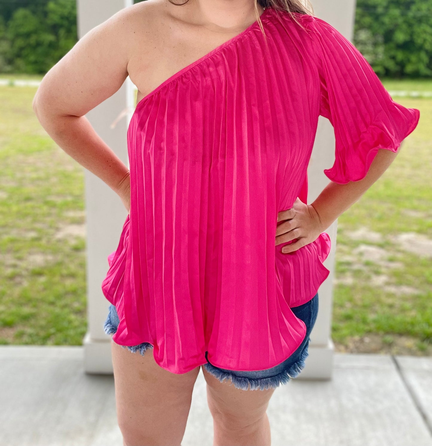 Tonya One Shoulder Top