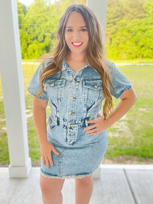 Grace Denim Dress