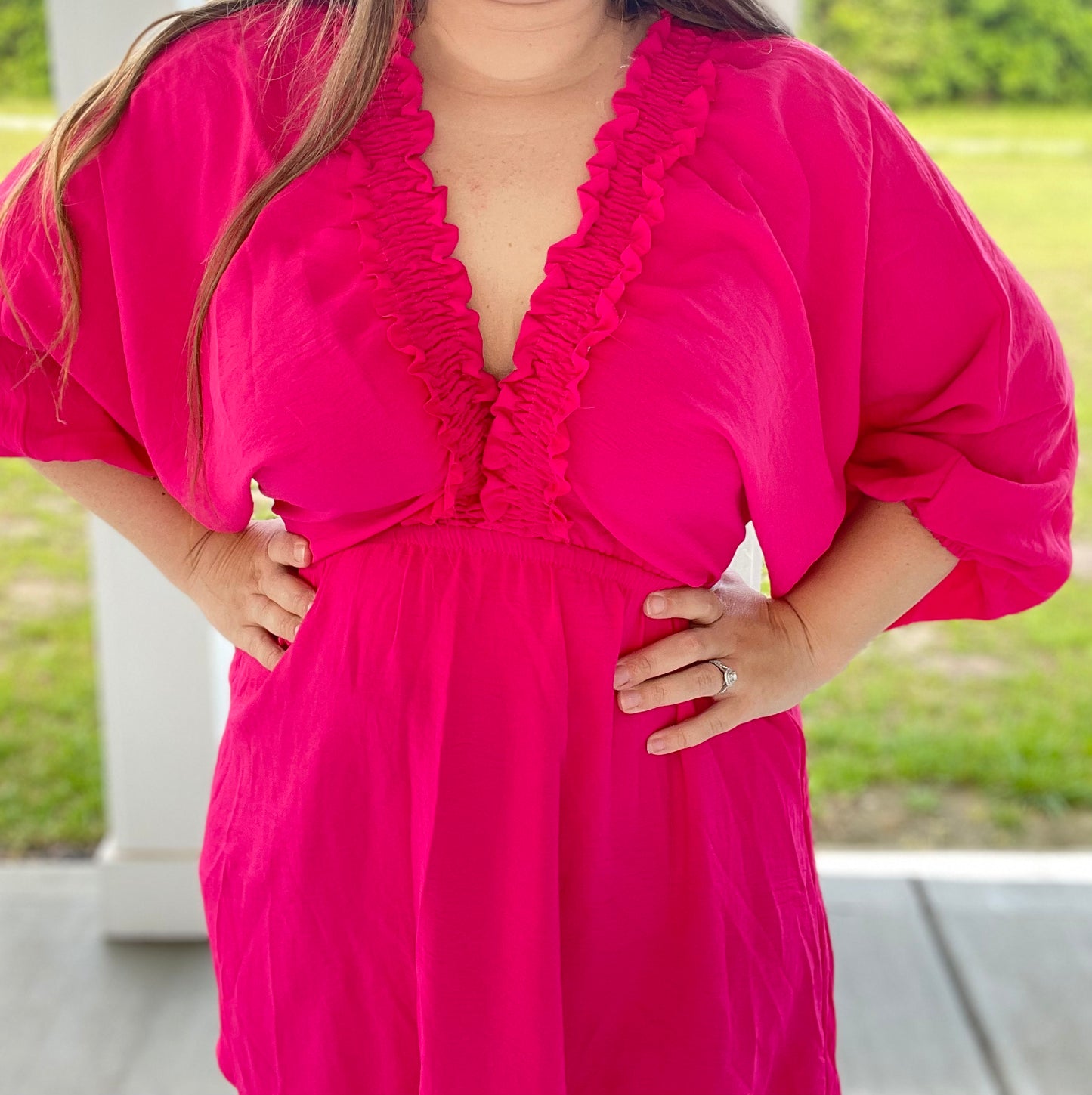 Feisty Fuchsia Dress