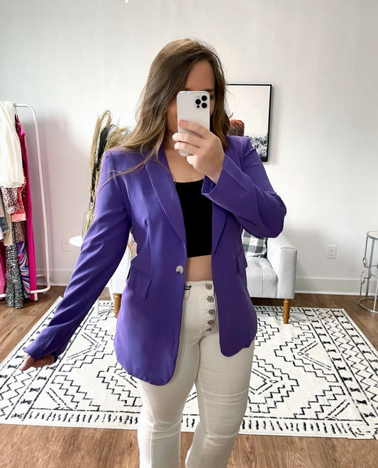 Gretchen Purple Blazer