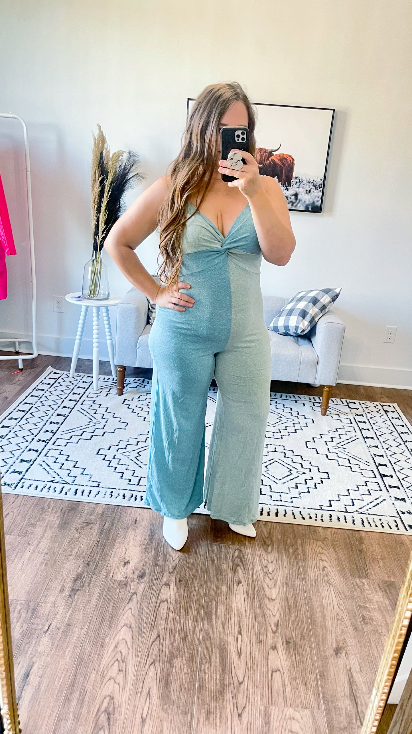 Brianna Two Tone Jumpsuit