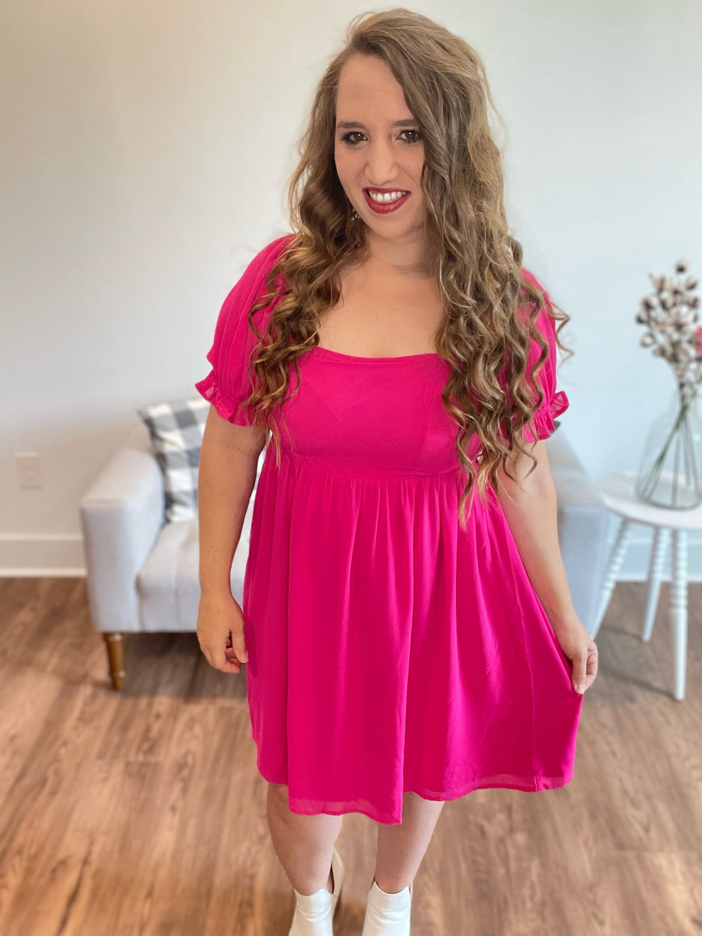 Summer Love Fuchsia Dress