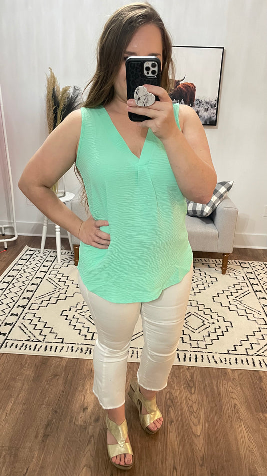 Mint To Be Sleeveless Top