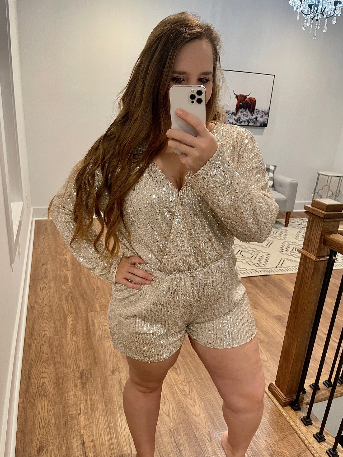 Dallas Sequin Romper