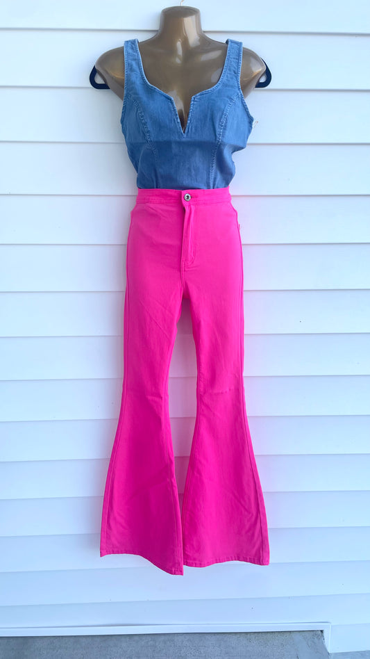 Kate Hot Pink Flares