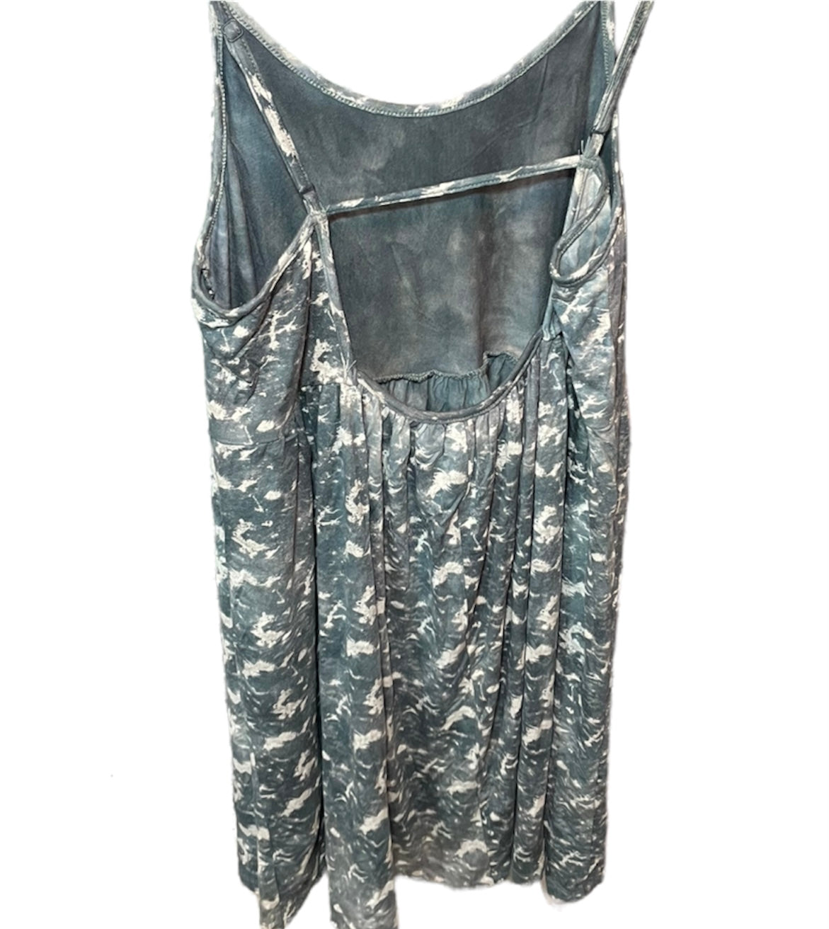 *Deal* Grey White Babydoll Dress