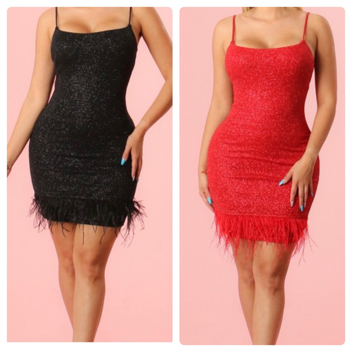 Kelsi Sparkle Dress- 2 Colors!