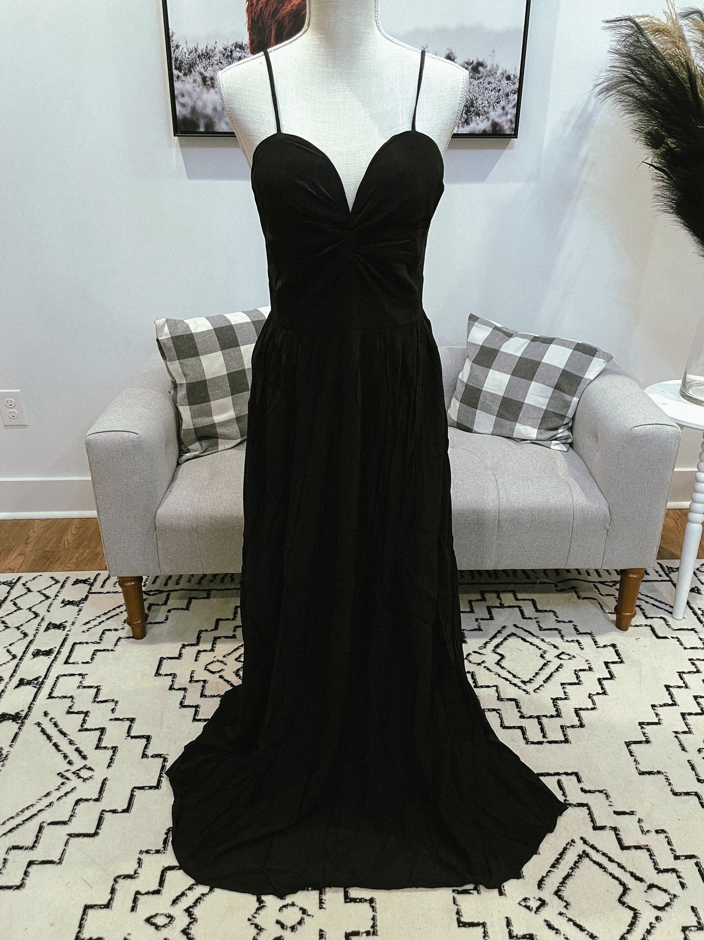 Eve Black Maxi Dress