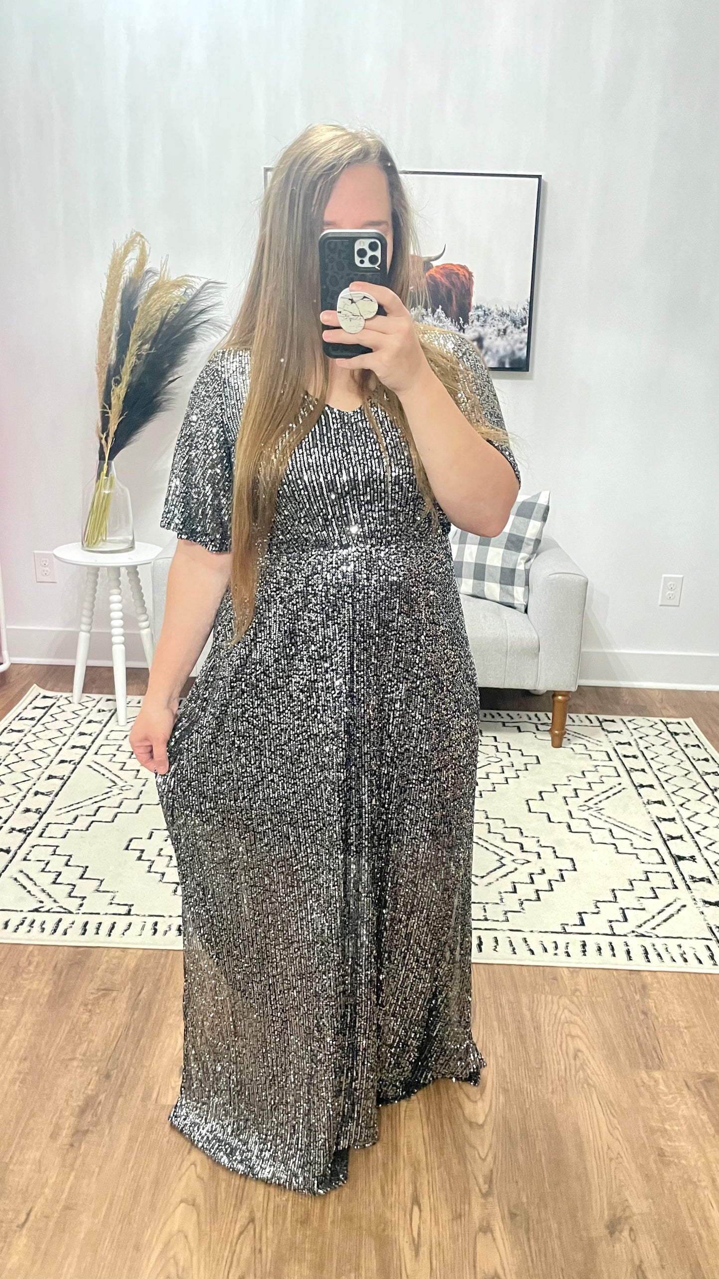 Tasha Sequin Maxi Dress