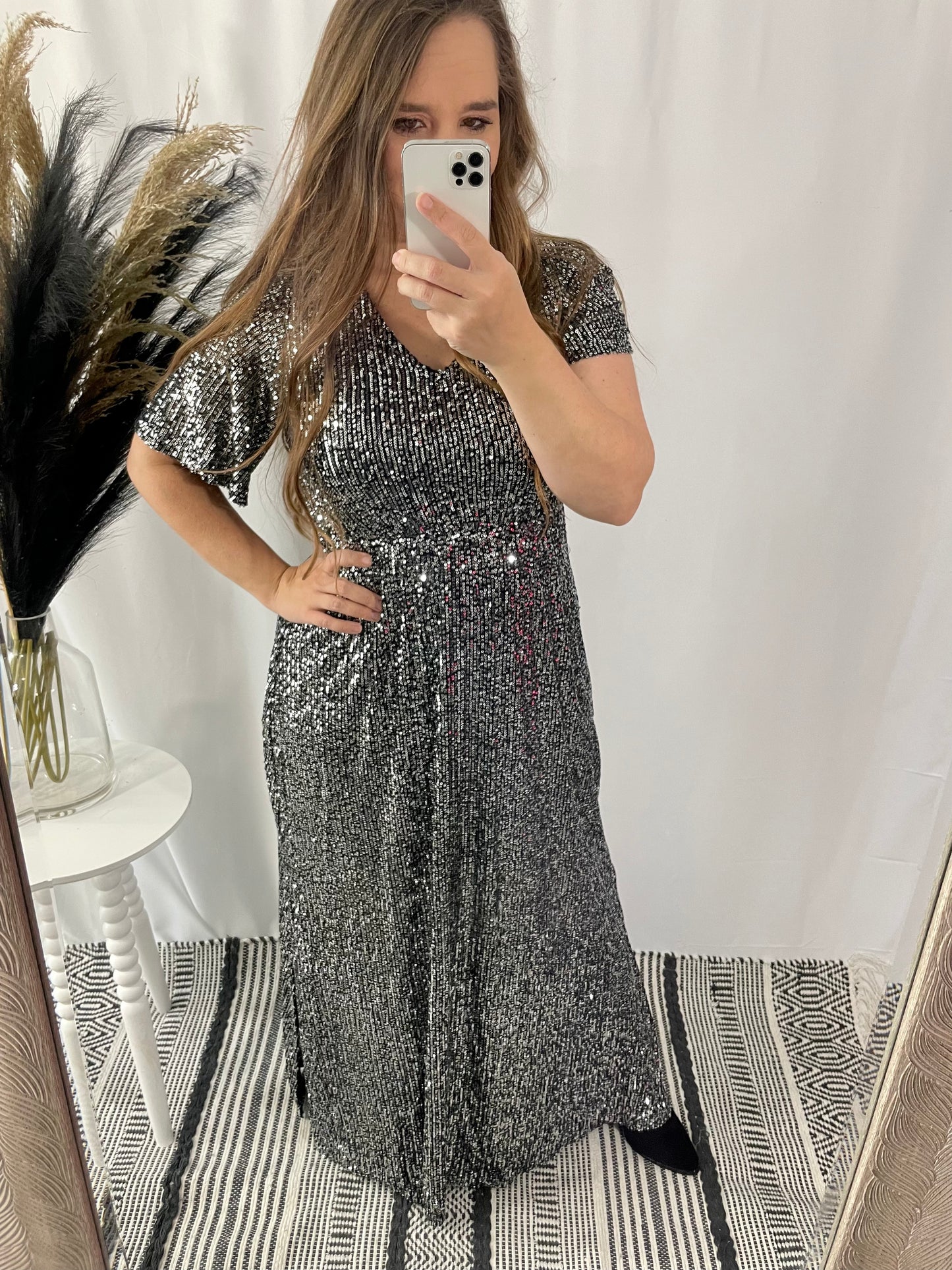 Tasha Sequin Maxi Dress