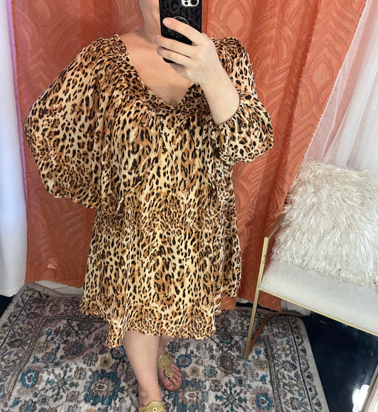 Georgia Animal Print Dress