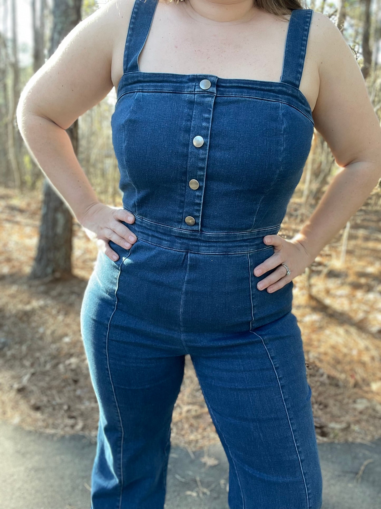 Gabby Denim Jumpsuit