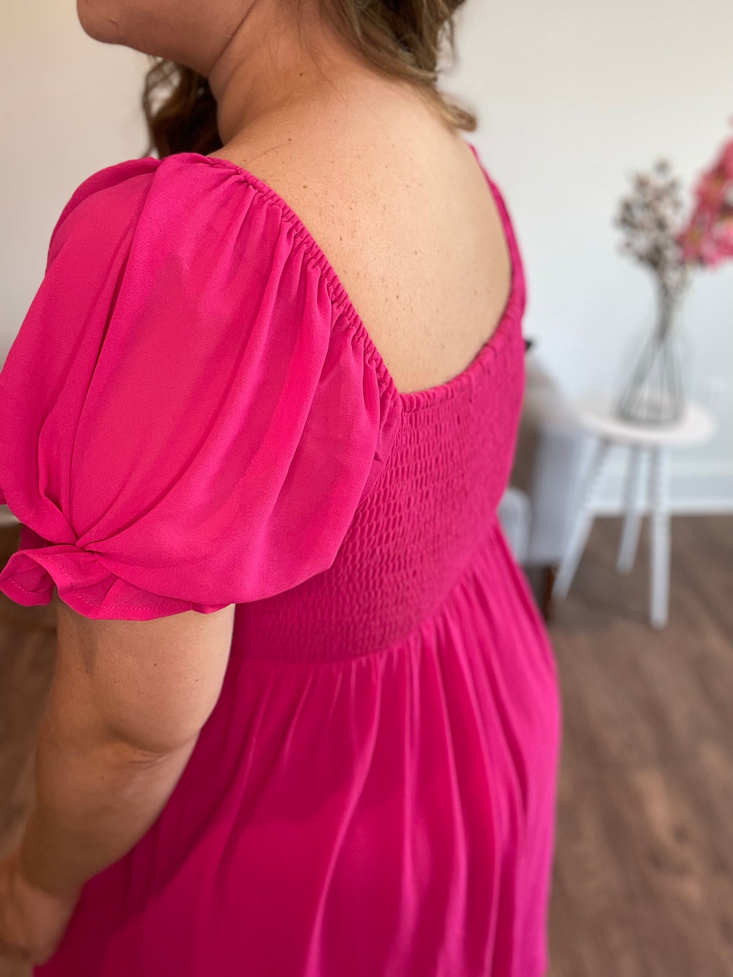 Summer Love Fuchsia Dress