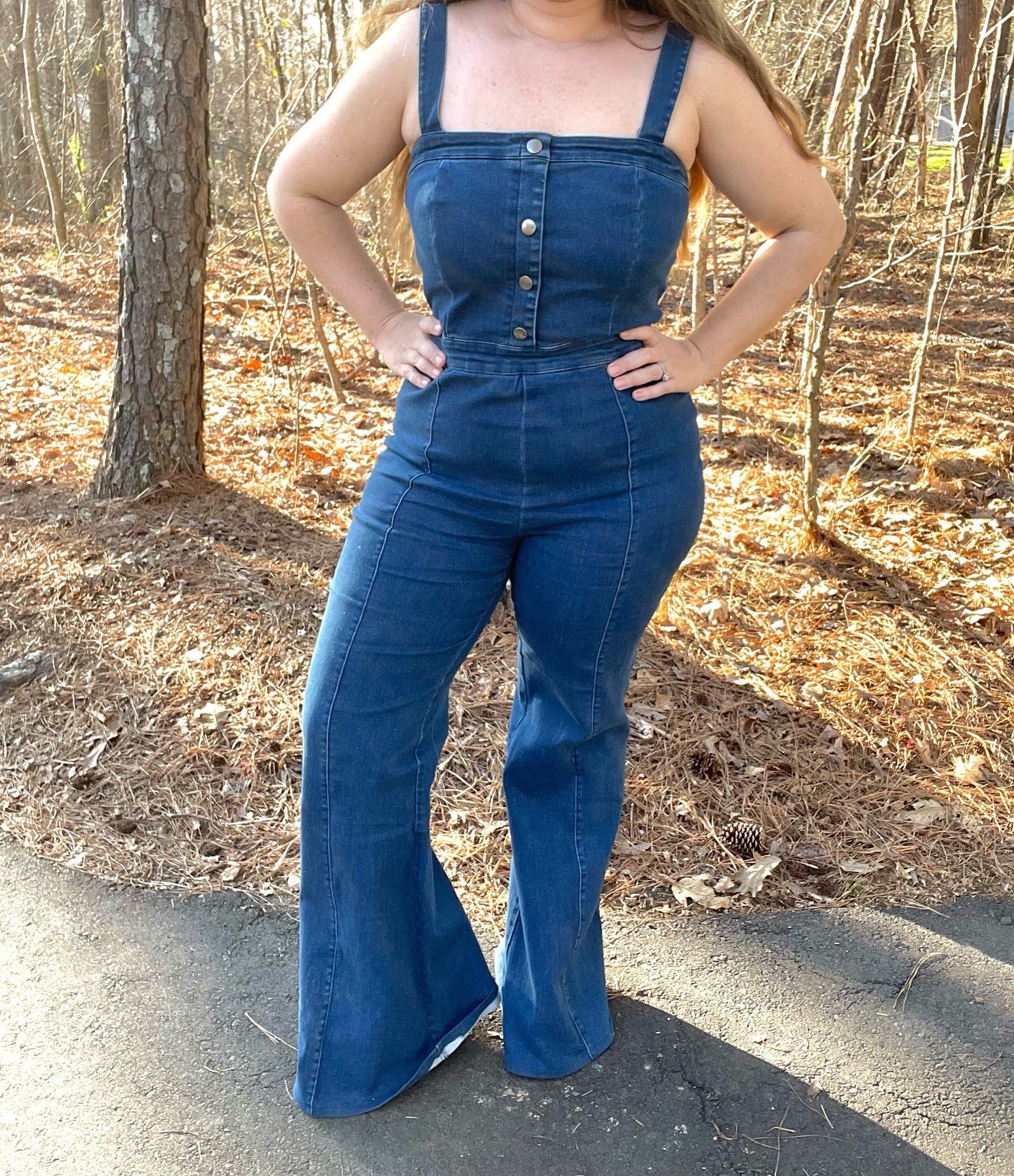 Gabby Denim Jumpsuit