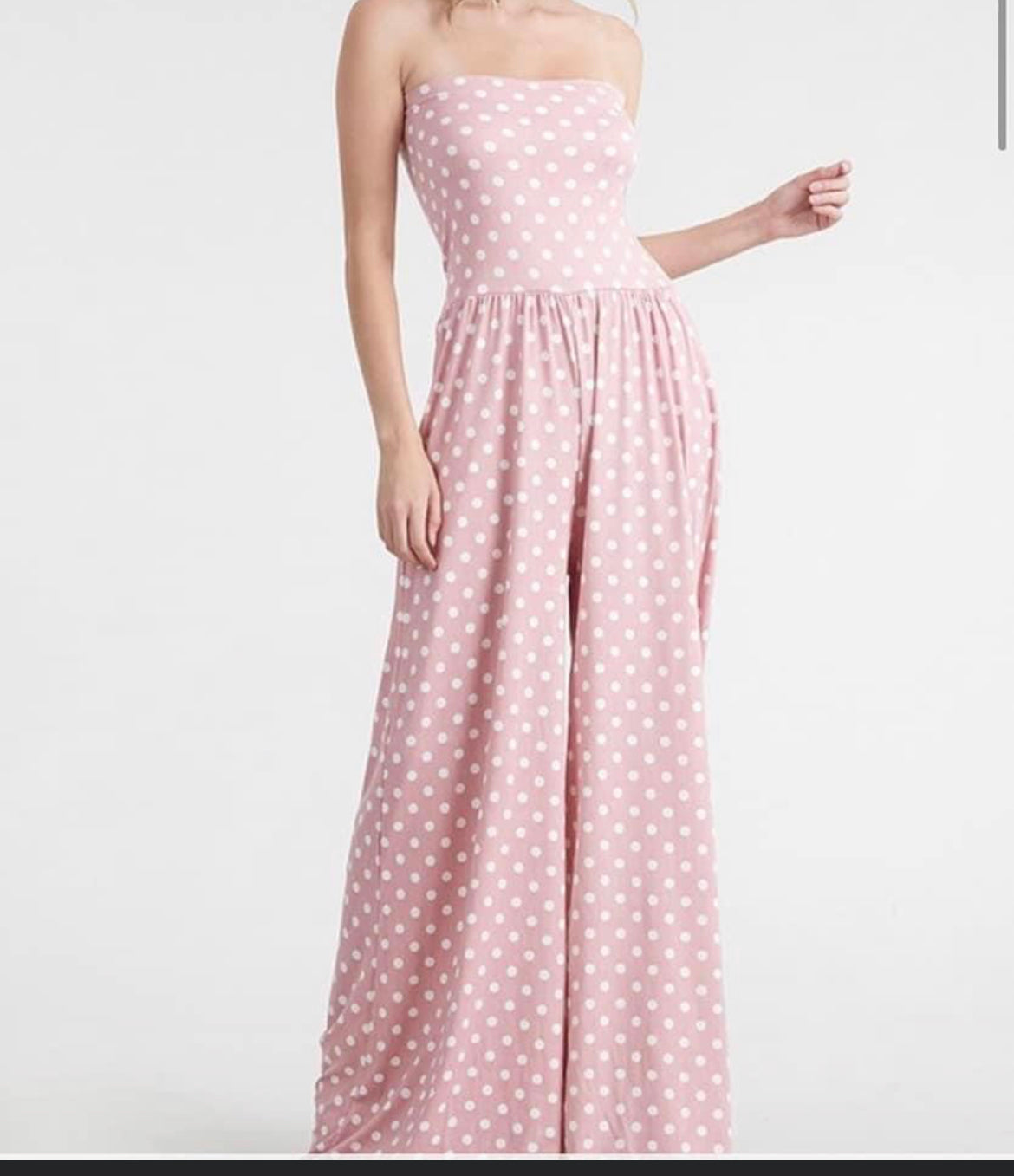 Plus Polka Dot Jumpsuit