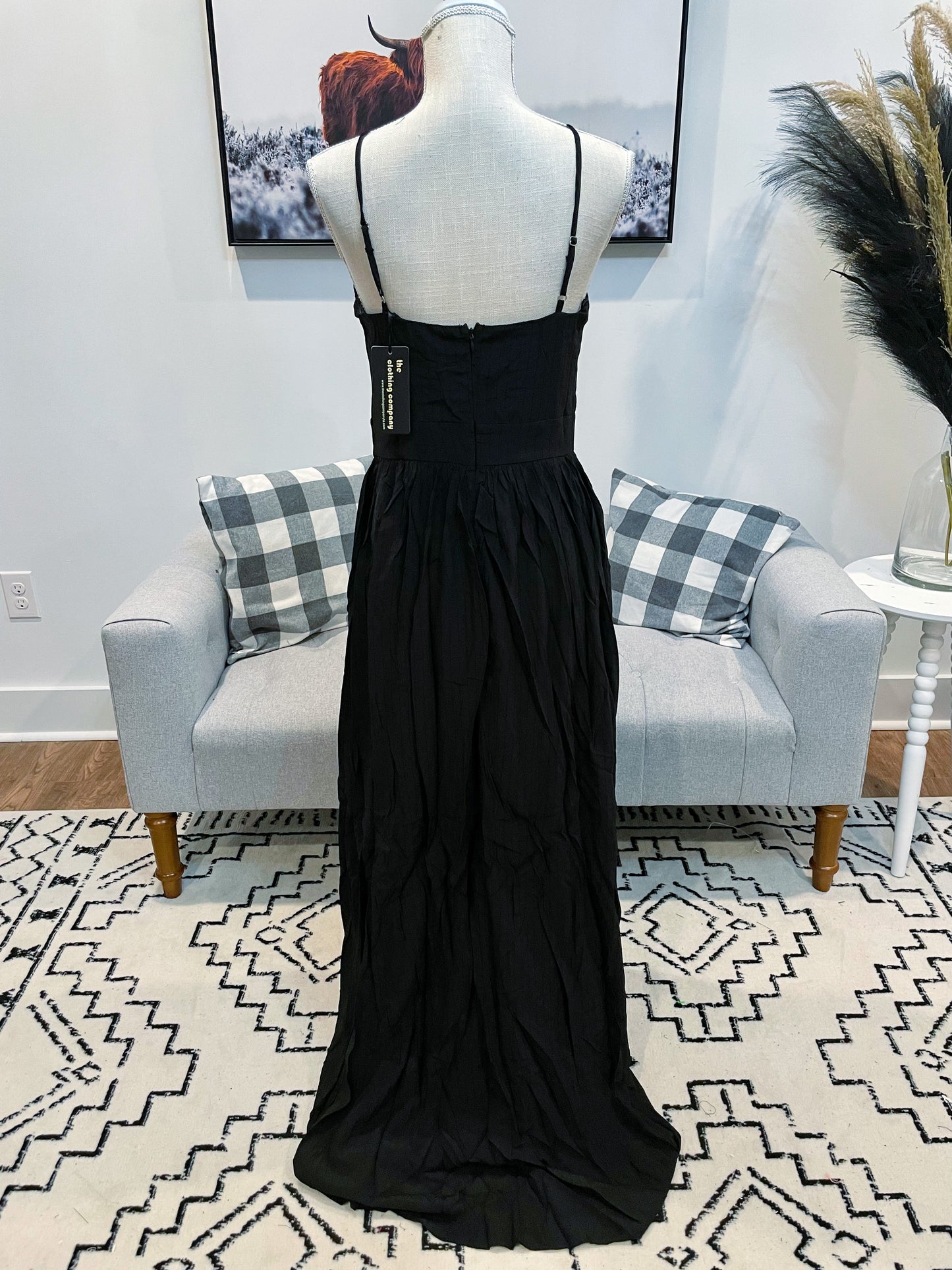 Eve Black Maxi Dress