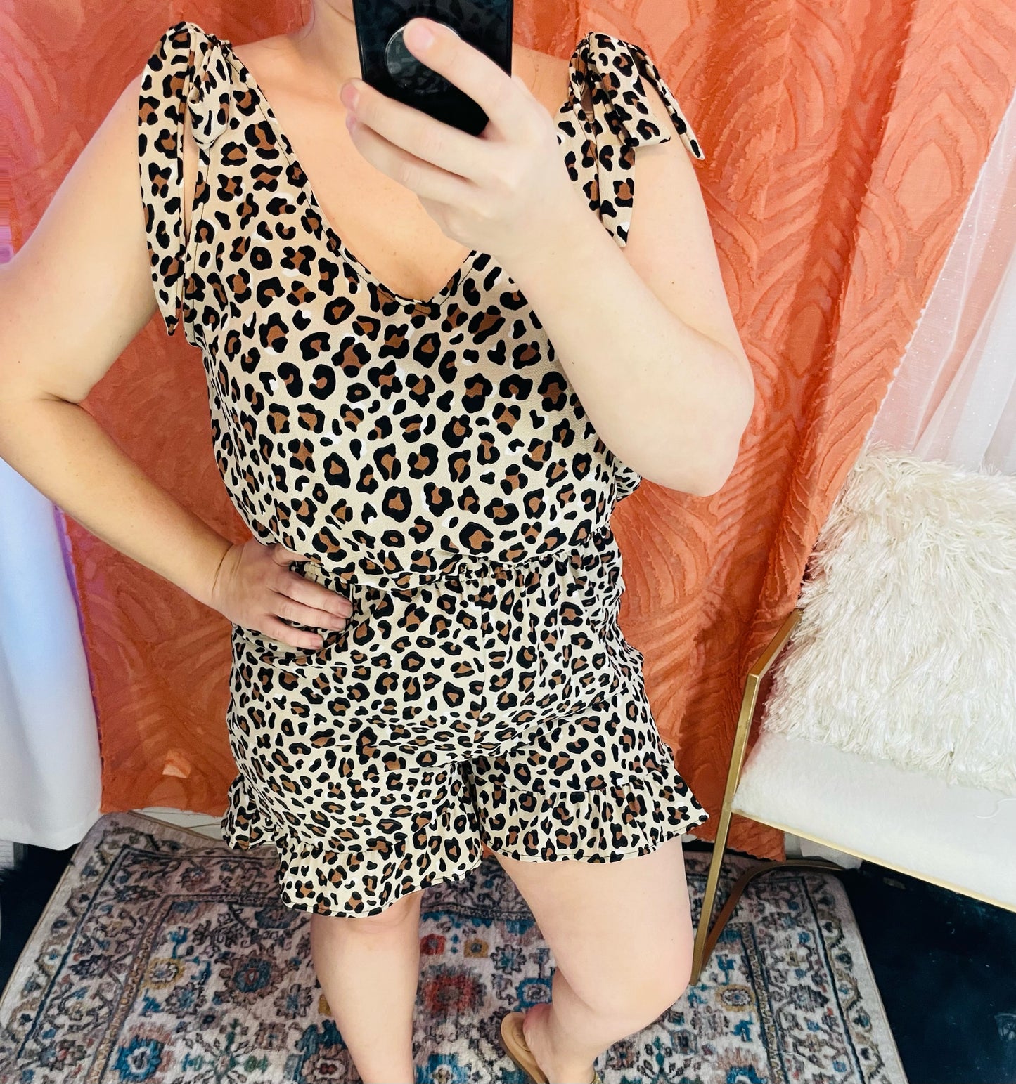 Raven Cheetah Romper