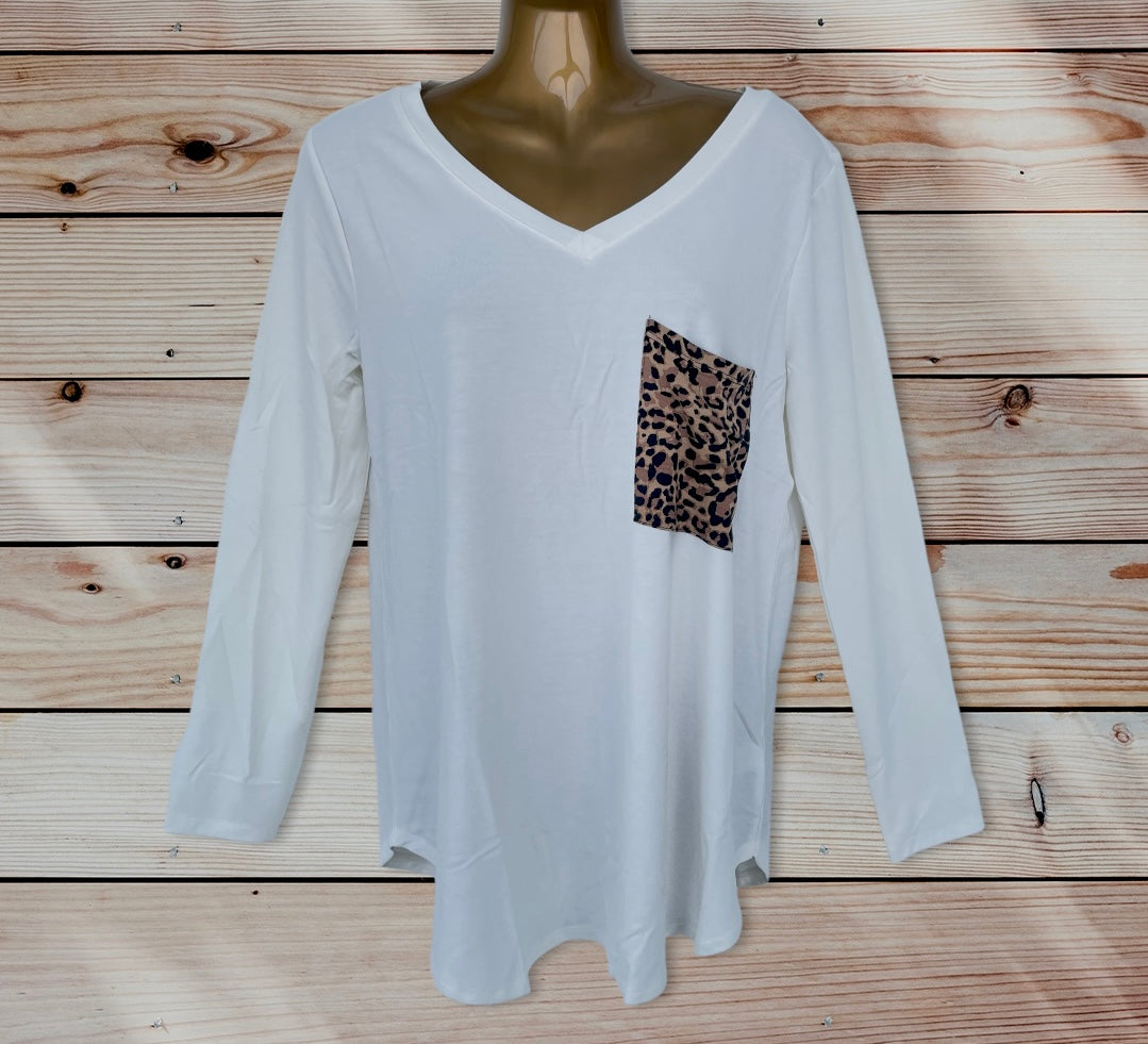 *DEAL* V neck top in 3 colors