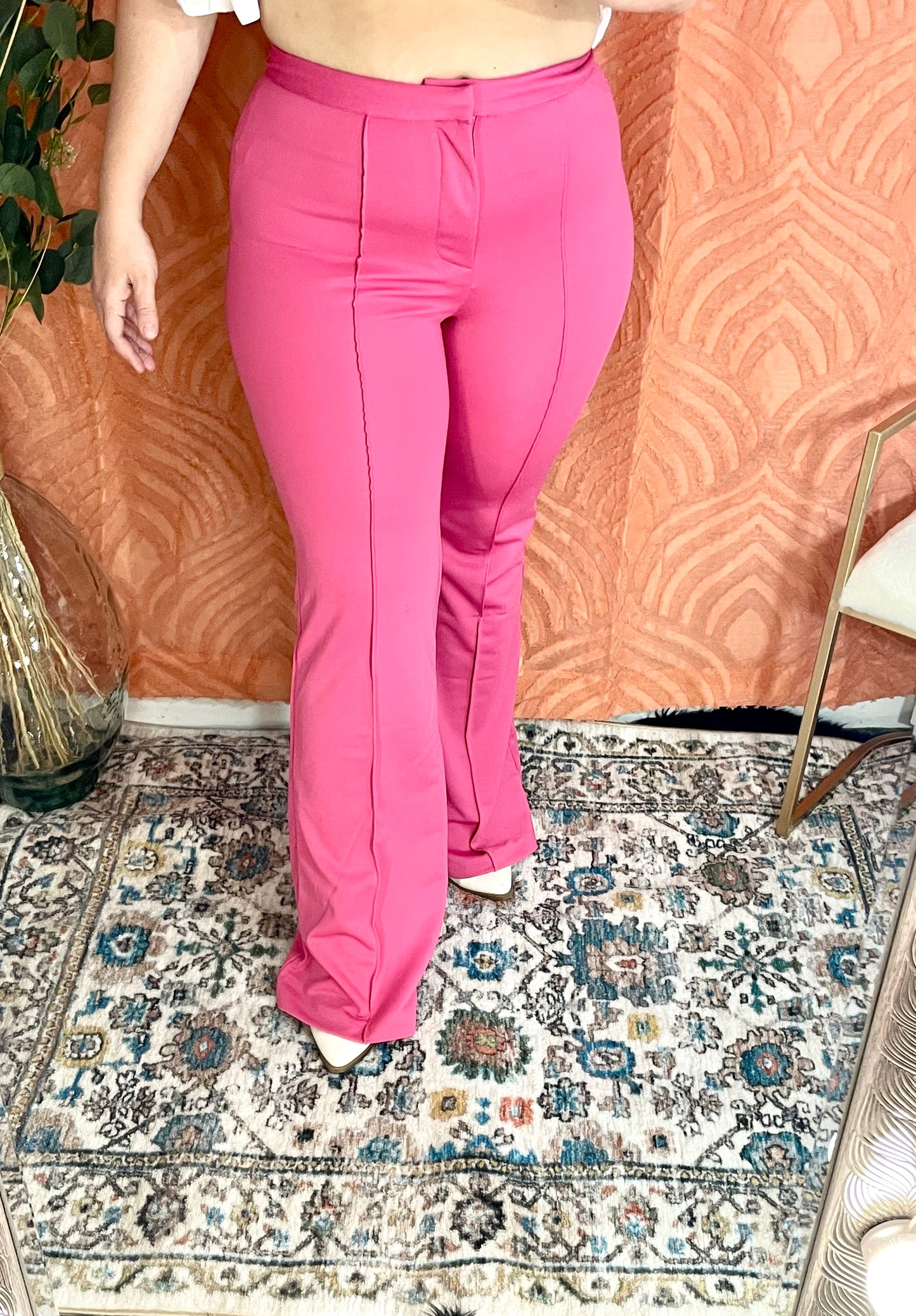 Hayley pink trousers