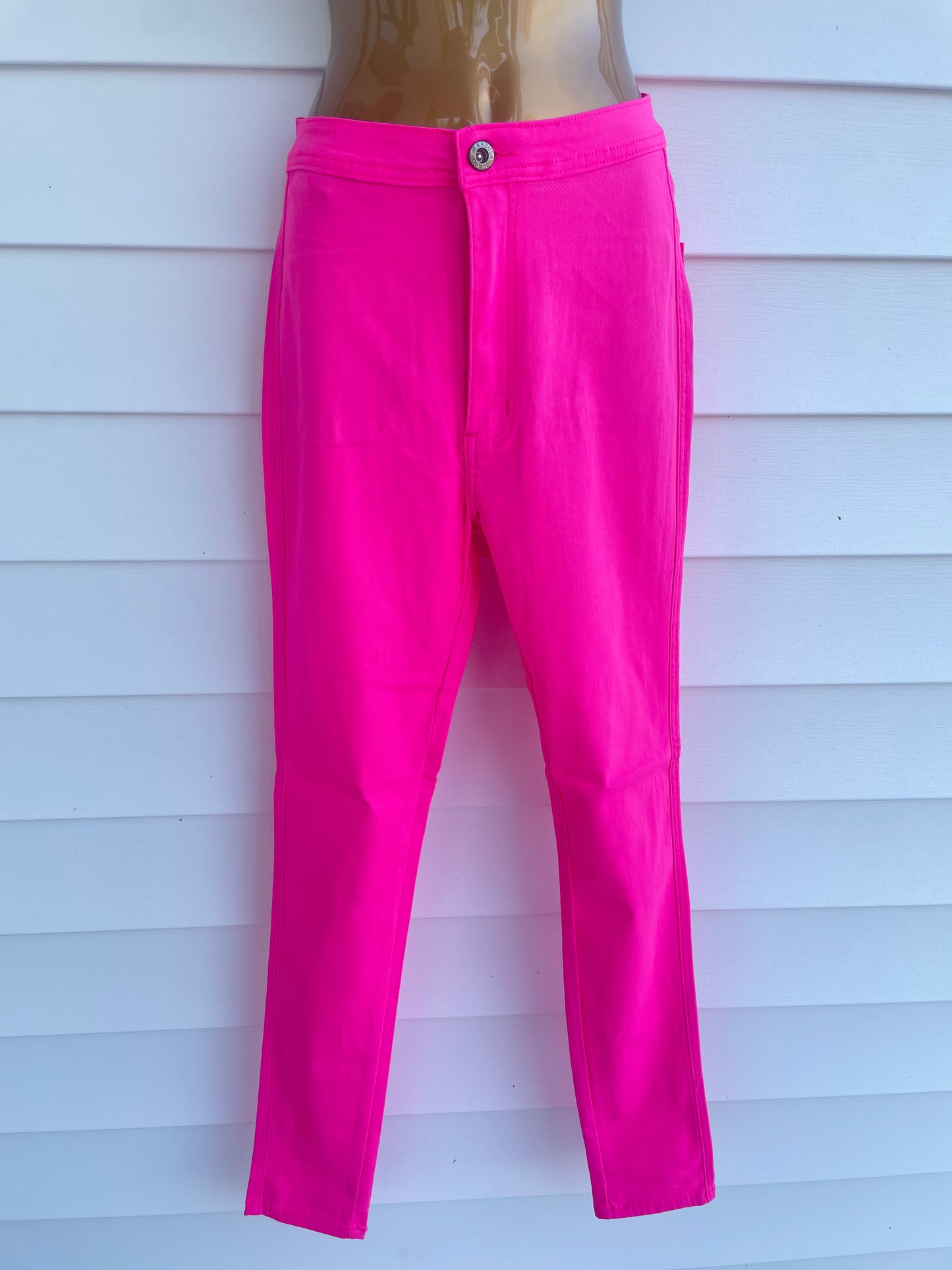 Kathleen Hot Pink Skinny Pants