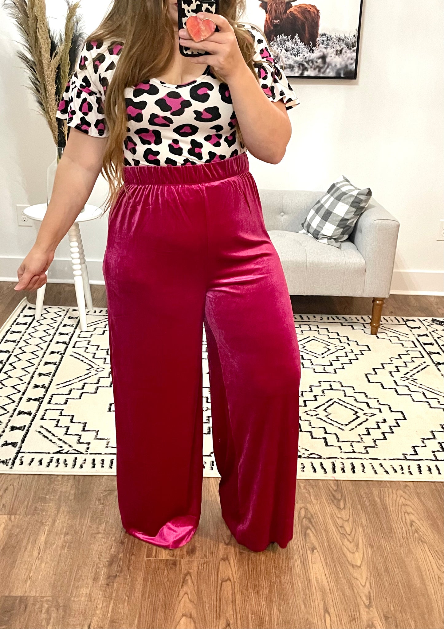 Mindy Velvet Flares