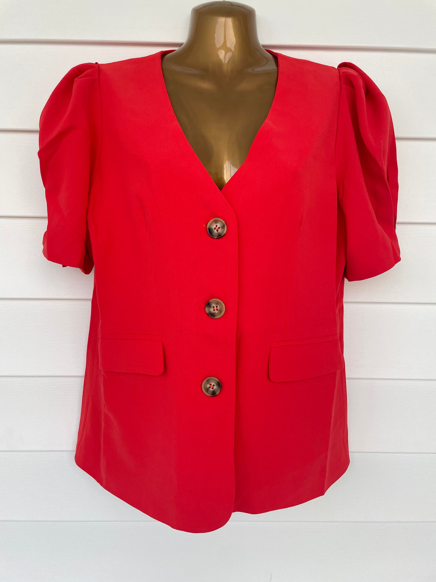 Fireball Red Blazer