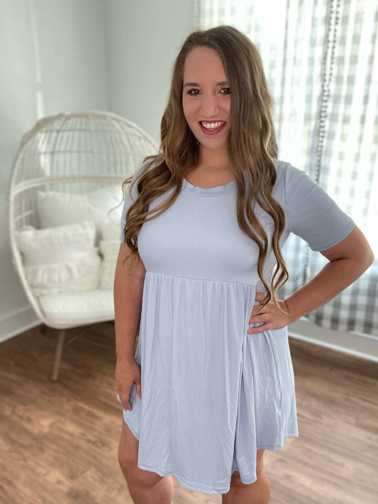 Lily Ribbed Dress