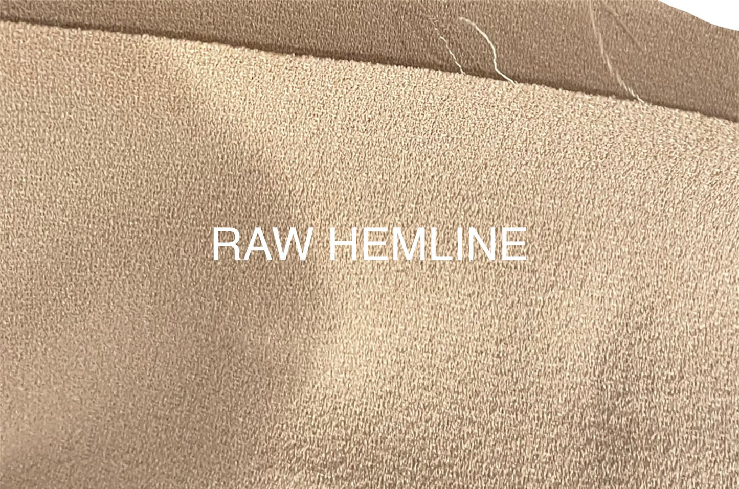 Raw Hemline Mocha Jumpsuit