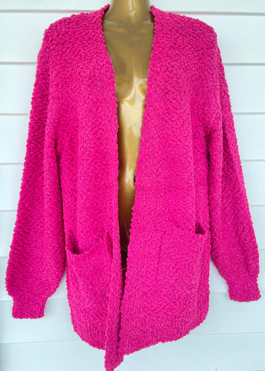 Poppin Pink Cardigan