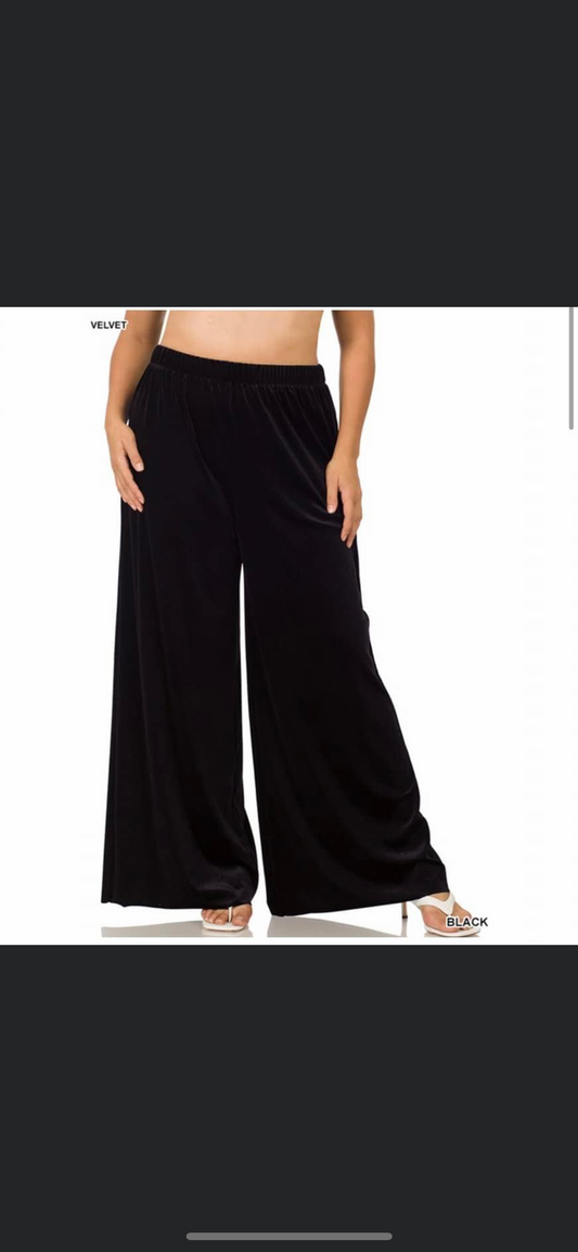 Black Velvet Flares